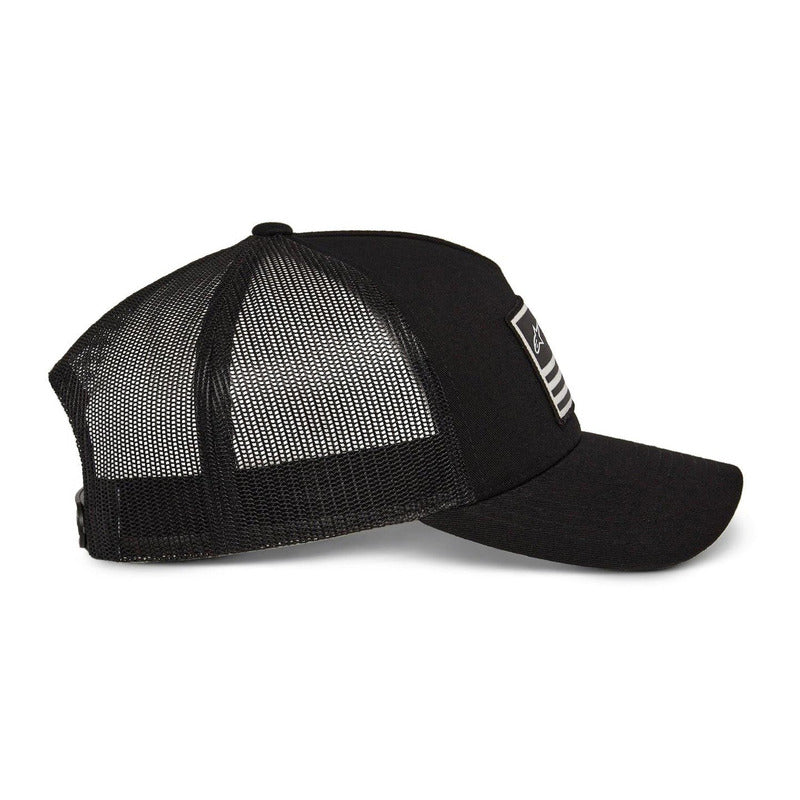 Alpinestars Flag Flat Trucker Hat Black/Black