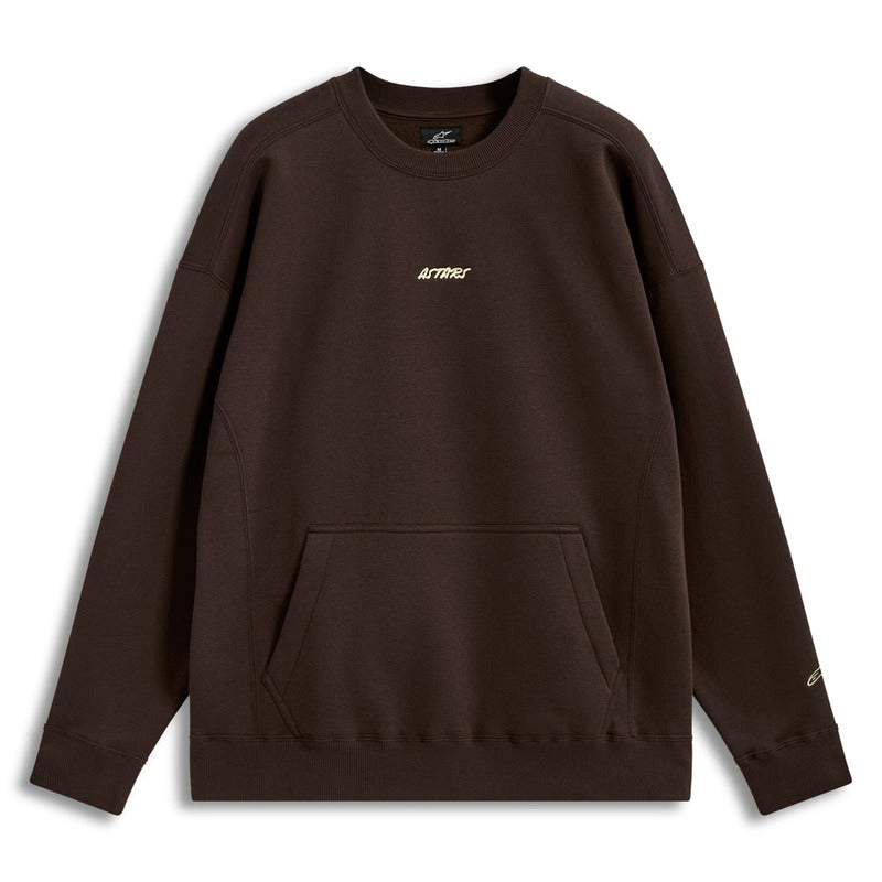 AS123651200 GUISE OVERSIZED CREW BROWN