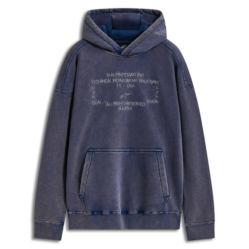 AS123652804 INFINITE WASHED OVERSIZED HOODIE WASHED NAVY