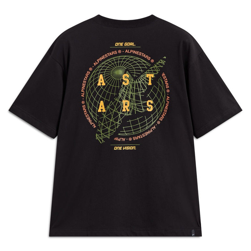 AS123672304 LATITUDE OVERSIZED SS CSF TEE BLACK