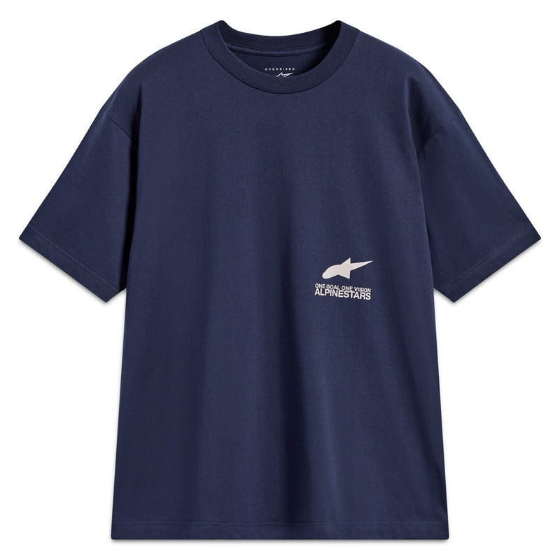 AS123672306 INSTITUTE OVERSIZED SS CSF TEE NAVY