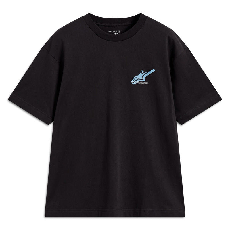 AS123672308 GHOST OVERSIZED SS CSF TEE BLACK