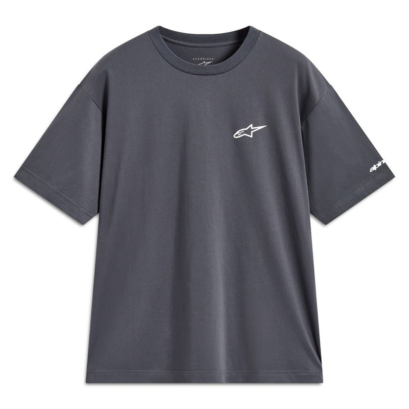 AS123672314 MANDATE OVERSIZED SS CSF TEE CHARCOAL
