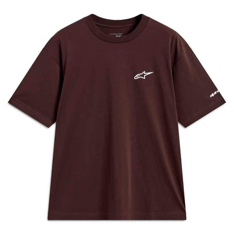 AS123672314 MANDATE OVERSIZED SS CSF TEE BROWN