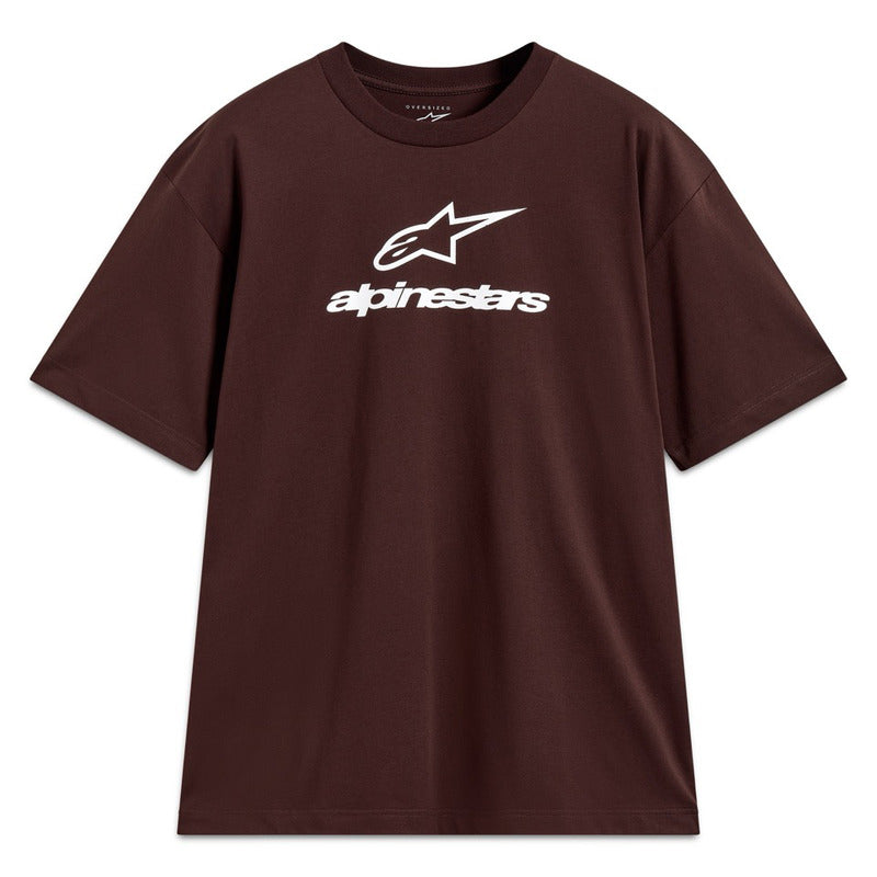 AS123672316 PRELUDE OVERSIZED SS CSF TEE BROWN