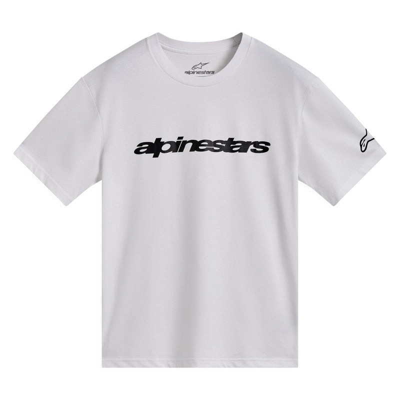 AS123672330 RACE WORDMARK SS CSF TEE WHITE-BLACK