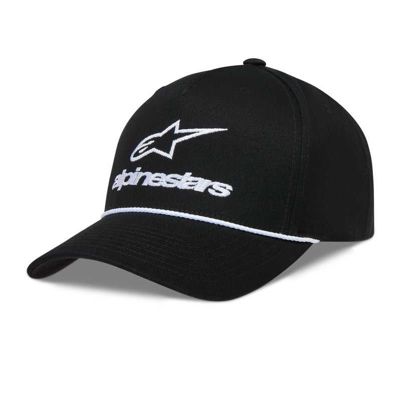 AS123681420 COMBO LOGO SNAPBACK HAT BLACK