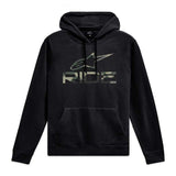 RIDE CAMO HOODIE V3 BLACK (0010)