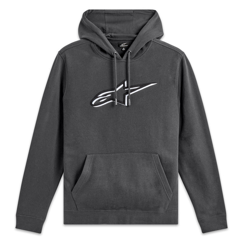 AS1451810 AGELESS SHADOW HOODIE CHARCOAL-BLACK-WHITE