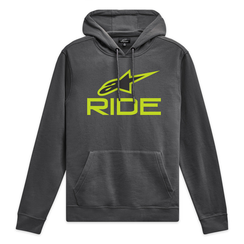 AS1451820 RIDE 4.0 HOODIE CHARCOAL-LIME-BLACK