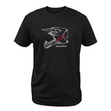 MX HELMET CSF TEE BLACK