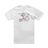 MX HELMET CSF TEE WHITE