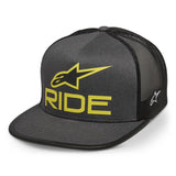 RIDE 4.0 TRUCKER HAT CHARCOAL-BLACK-LIME