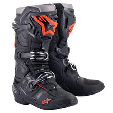Alpinestars Tech 10 Boots Black Fluro Red