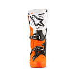 TECH 10 ENDURO BOOTS FLURO-ORANGE BLACK WHITE (4512)