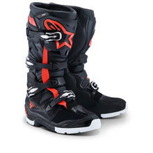 Alpinestars Tech 7 Boots Drystar Enduro Black Fluro-Red White