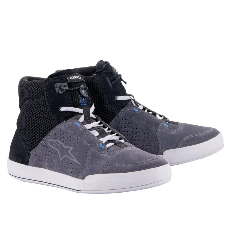 Alpinestars Chrome Air Ride Shoe Black Gray Blue
