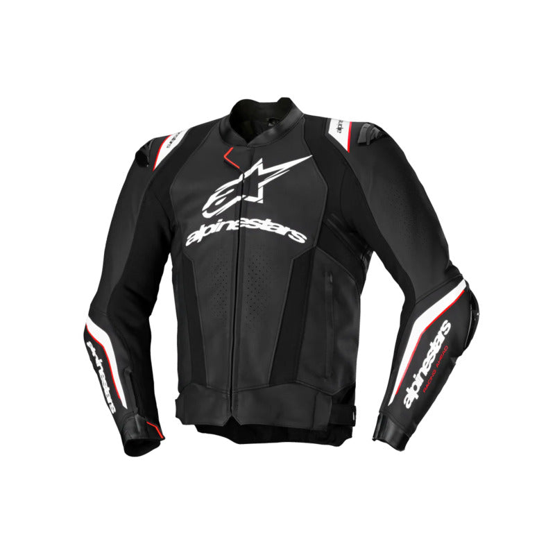 Alpinestars Missile V3 Ignition Leather Jacket Black White