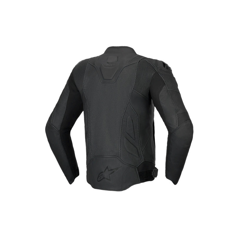 Alpinestars Dusk Airflow Leather Jacket Black Black