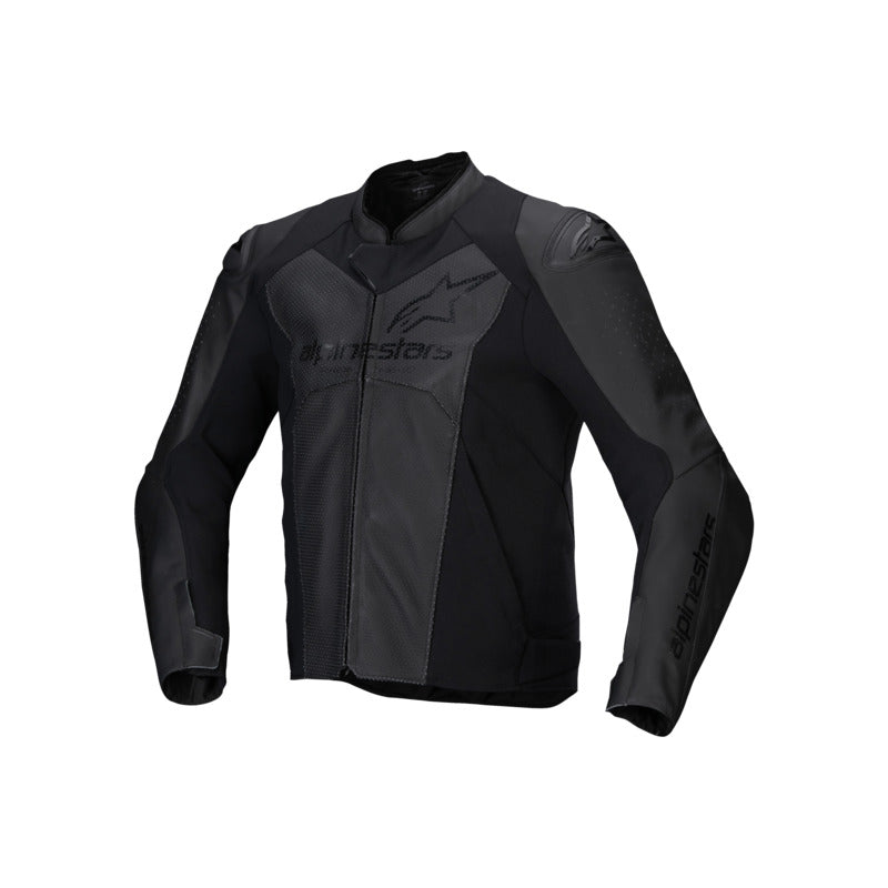 Alpinestars Faster V3 Air Leather Jacket Black Black