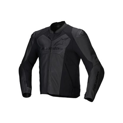 Alpinestars Faster V3 Air Leather Jacket Black Black