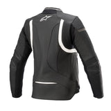 WOMENS KIRA V2 LTH JKT BLACK WHITE (0012)