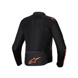 VIPER AIR V4 JACKET BLACK FLURO-RED (1030)