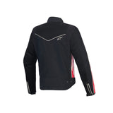 WOMENS T DYNO AIR JACKET BLACK BRIGHT-RED FUCHSIA (1499)