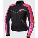 WOMENS T DYNO AIR JACKET BLACK BRIGHT-RED FUCHSIA (1499)