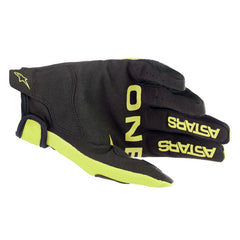 2023 YOUTH RADAR GLOVES FLURO-YELLOW BLACK