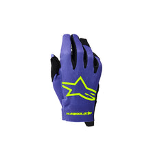 Alpinestars 2024-2026 Youth Radar Gloves Purple Fluro-Yellow