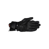 GP PLUS R V3 LEATHER GLOVES BLACK WHITE (0012)