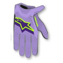 Alpinestars 2026 Supertech MX Gloves Lavender Fluro-Violet Yellow