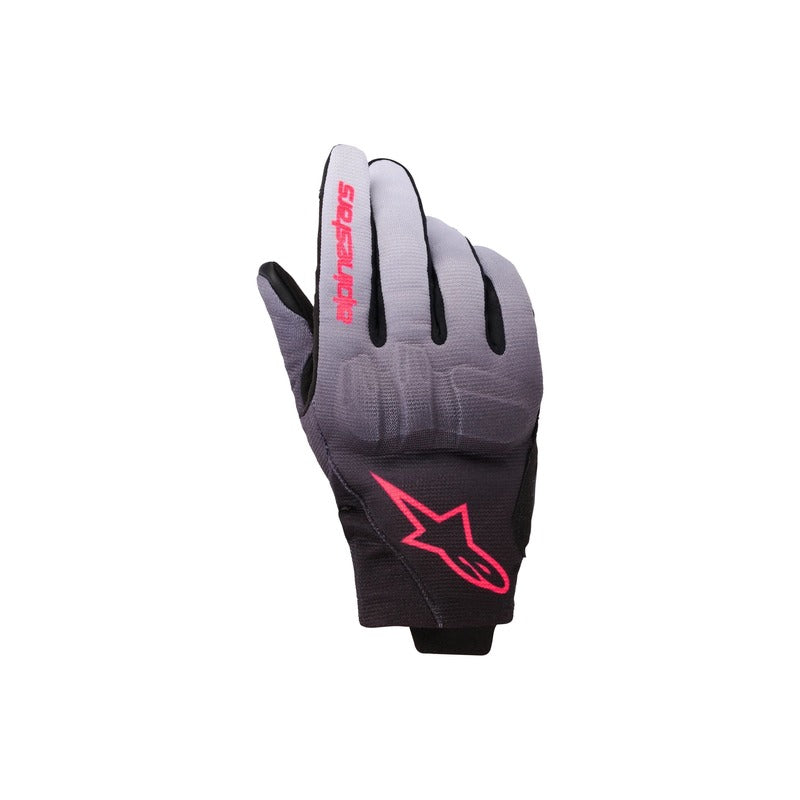 AS3580325 WOMENS REEF V2 GLOVES GRAY BLACK FLURO-PINK
