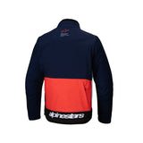 LITE-DURA SOFTSHELL JACKET NAVY HOT-ORANGE WHITE (7162)