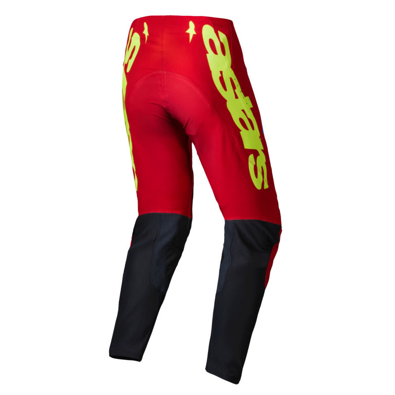 Alpinestars 2025 Supertech Maker Pants Bright-Red Fluro-Yellow