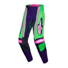 Alpinestars 2026 Techstar Nomur Pants Deep-Purple Green Fluro-Pink