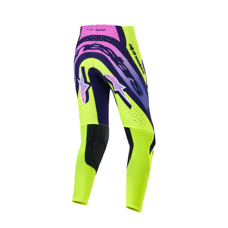 2026 SUPERTECH VISTA PANTS YELLOW PURPLE BLACK