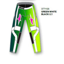 Alpinestars 2026 Youth Fluid Portl Pants Green White Black