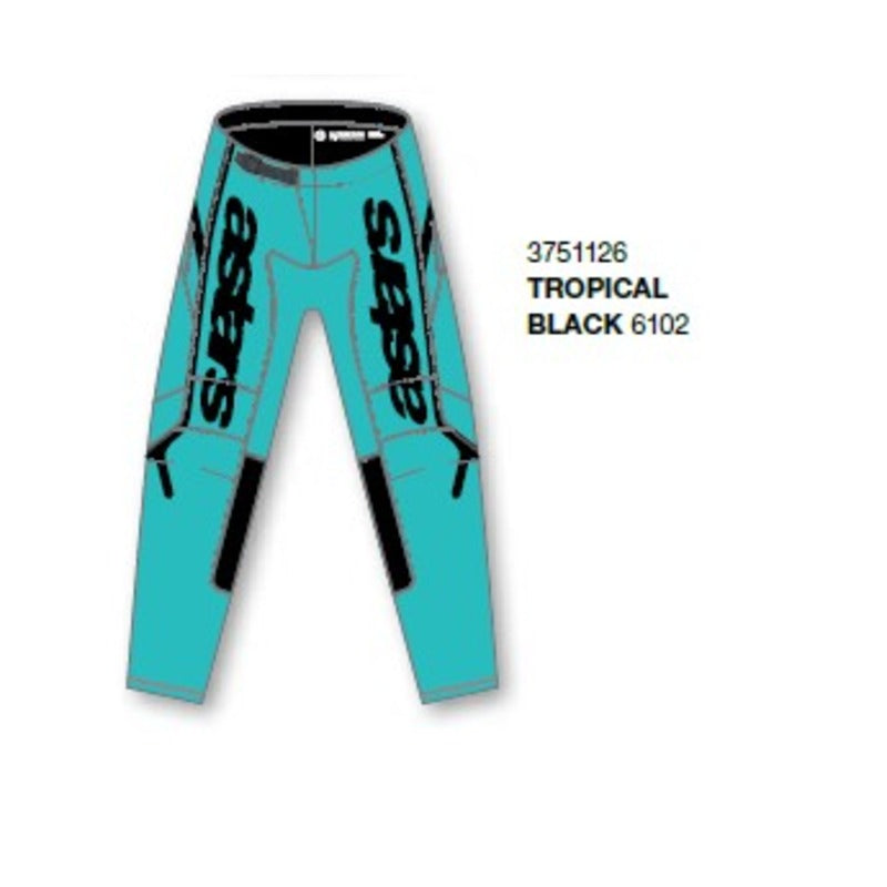 2026 WOMENS FLUID APEX PANTS TROPICAL BLACK