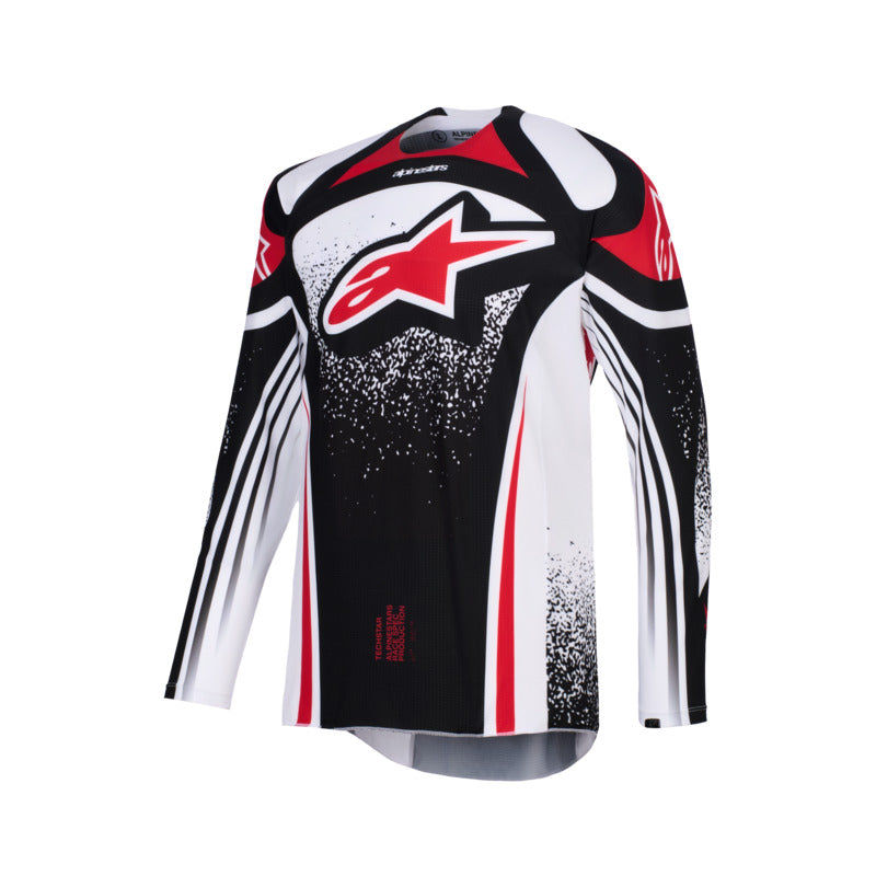 2026 TECHSTAR NOMUR JERSEY BLACK WHITE RED