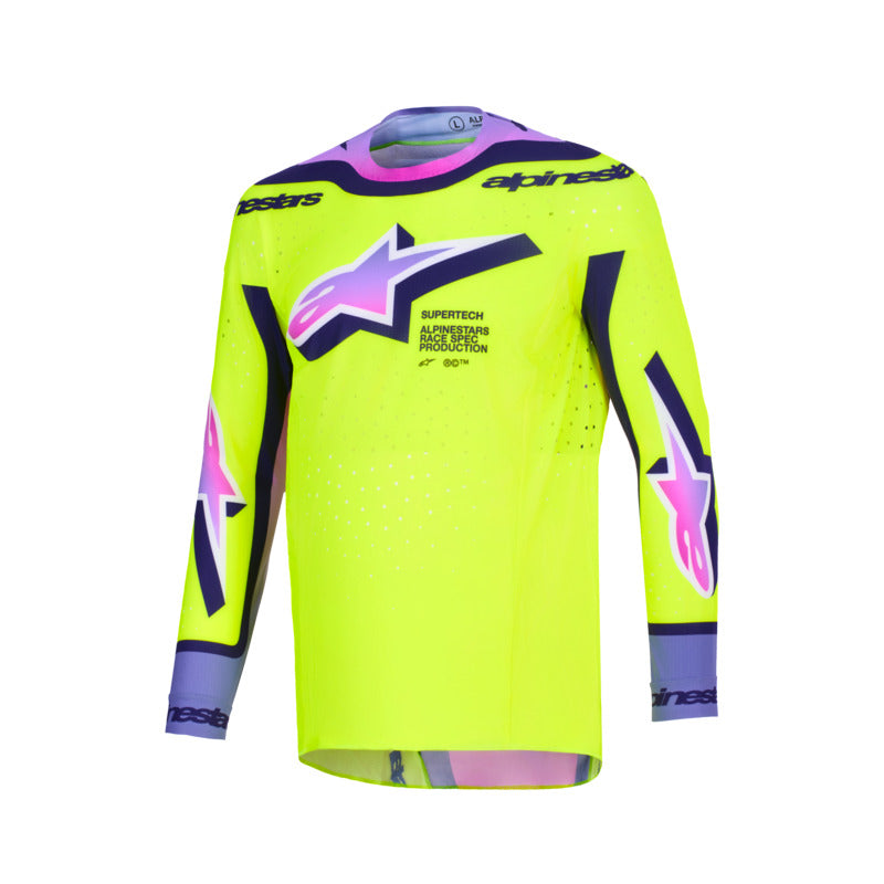 2026 SUPERTECH VISTA JERSEY YELLOW PURPLE BLACK