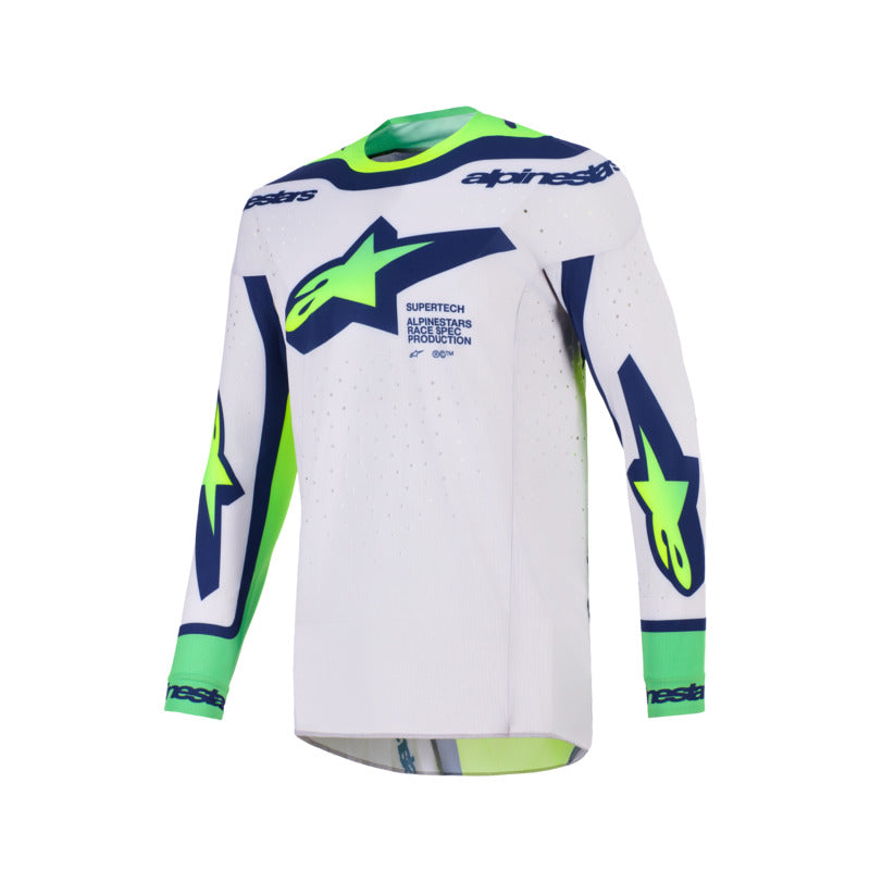 2026 SUPERTECH VISTA JERSEY LIGHT-GRAY FLURO-YELLOW BLUE