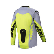 Alpinestars 2025 Youth Racer Veil Jersey Gray Fluro-Yellow