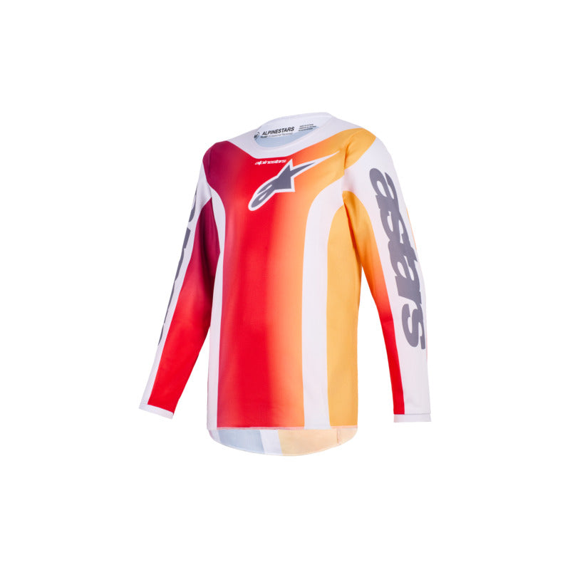 2026 YOUTH FLUID PORTL JERSEY RED LIGHT-GRAY DARK-GRAY