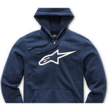 AGELESS II ZIP HOODIE NAVY-WHITE (7020)