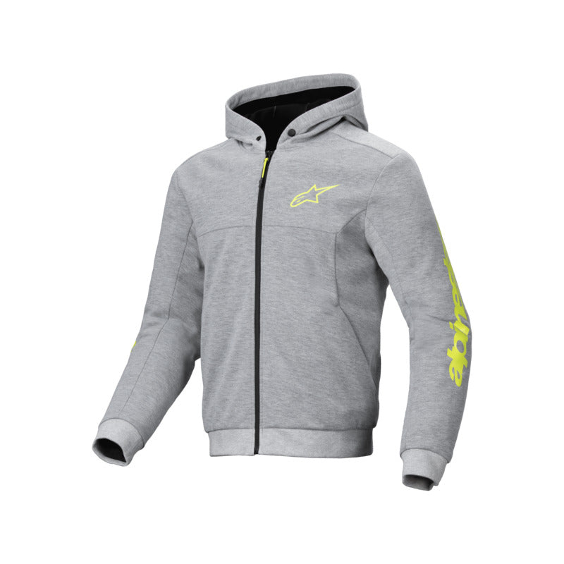 CHROME V2 SPORT HOODIE GRAY HEATHER FLURO-YELLOW (9232)