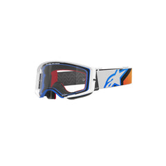 SUPERTECH CORP GOGGLE | BLUE ORANGE (7301) | CLEAR LENS