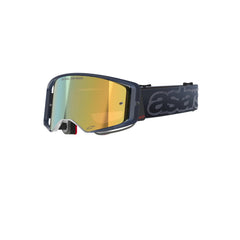 (MX26) SUPERTECH VISTA GOGGLE | BLACK (1581) | MIRROR GOLD LENS