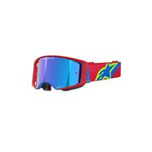 Alpinestars Supertech Corp Goggle Red Blue Mirror Blue Lens